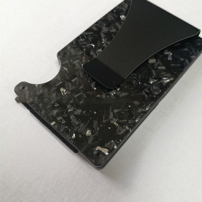 Forged  Carbon Fiber Wallet RFID Card Holder