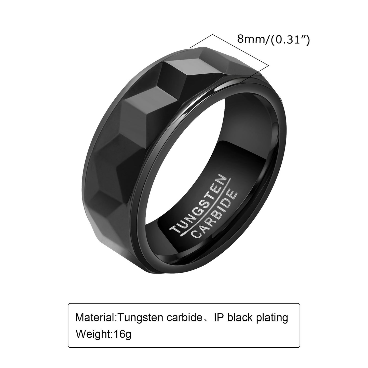 Hexagonal Tungsten Steel Ring