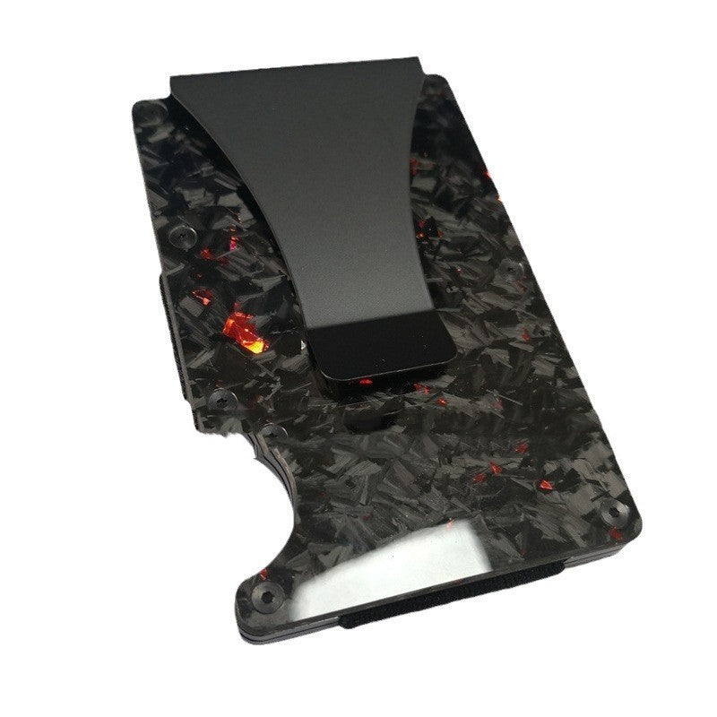 Forged  Carbon Fiber Wallet RFID Card Holder